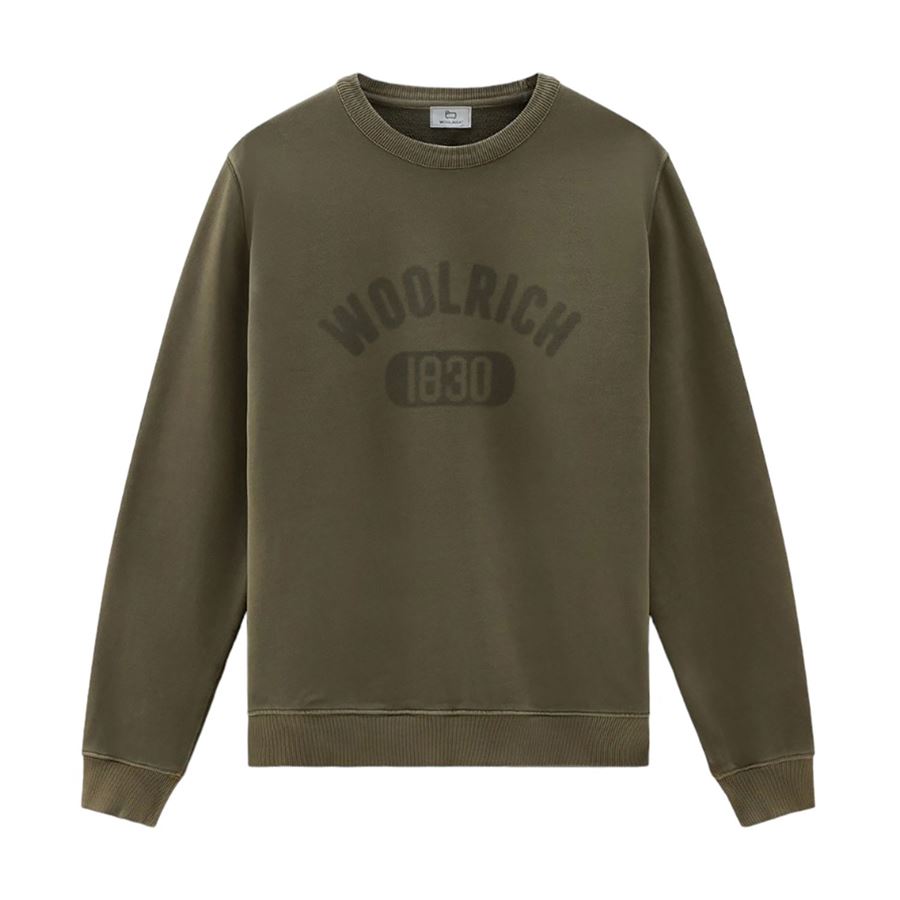 Felpa girocollo 1830 in puro cotone Woolrich | CFWOSW022161278